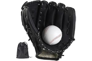 NIYATA Gant de Baseball Adulte 11,5" Gaucher, Réglable et Confortable, avec Sac à Cordon pour Jeunes Adultes