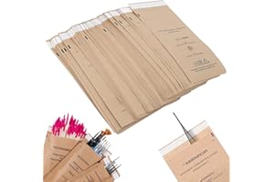 ‎WEDDHUIS WeddHuis Sterilisationsbeutel 100 Stück Selbstversiegelnde Für Kosmetika und Nagelwerkzeuge (75 x 150 mm)