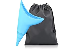 Hotype Urinoir Femme, Urinoir Féminin en Silicone Réutilisable, Portable pour Pipi Debout Femme, Urinoir en Entonnoir, pour en Plein Air, Activités, Camping, Voyage, Balades