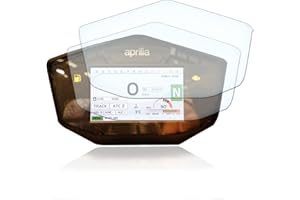 MOTO SCREENIES [Lot de 2] Aprilia RSV4 / Shiver/Tuono/Dorsoduro 2017+ Lot de 2 films de protection d'écran ultra transparents