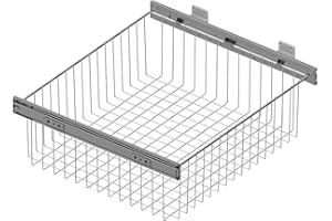 Menage Confort Cesto extraíble de rejilla metálica para mueble de cocina - Ancho 462-468 mm
