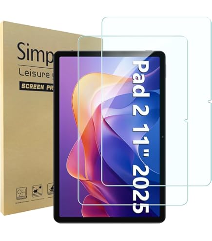 Kepuch 2 Pezzi Vetro Temperato Per AOCWEI Tablet X800 E DMOAO D11 11'' – Proteggi Lo Schermo Con Chiarezza! - 2
