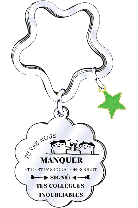 Porte-Clés En Acier Inoxydable Lumengqi - Cadeau Remerciement Anniversaire - Design Élégant