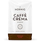 J. Hornig Kaffeebohnen Espresso, Caffè Crema Classico, 1kg ganze Bohnen, nussig-schokoladiger Geschmack, für Vollautomaten, S