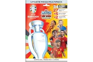 Topps Official Euro 2024 Match Attax - Update Mega Multipack (34 Nouvelles Cartes !)