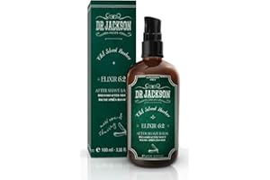 DR. JACKSON Bálsamo After Shave Hombre Antidot 6.2 - Aftershave hombre Sin Alcohol, Calma la Irritación, Hidrata y Refresca - Crema Despues del Afeitado con Aloe Vera, Pantenol y Vitamina E. 100 ml