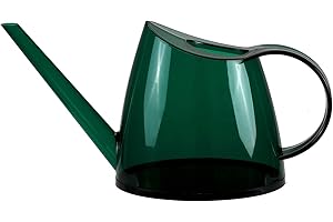 Bekith 1,4 Liter Gießkanne Klein Modern Transluzent Grün Gießkanne für Zimmerpflanzen Lange Auslauf Garten-Sprüher für Innen und Draußen Haus Bonsai Pflanzen Garten Blume