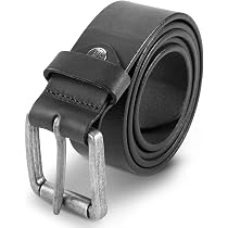 Ceinture En Cuir De Buffle Fa.Volmer - 35mm - Ajustable Noir Ou Brun