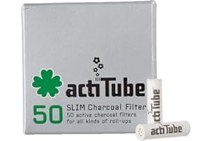 ACTITUBE Tune Slim Aktivkohlefilter 7,1mm, 1 x 50 Stücke
