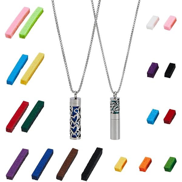 Deegbbyi Rauchentwöhnung Halskette 2 Stück - Atemkette Mit Pfeife - Anti Stress Hilfsmittel