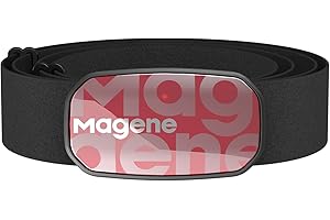 Magene H603 Pulsometr Pasek na klatkę piersiową HRM Fitness Tracker IP67 Wodoodporność Obsługa Bluetooth 4.2 i ANT+, Kompatybilny Wahoo, Zwift, Strava, Elite HRV