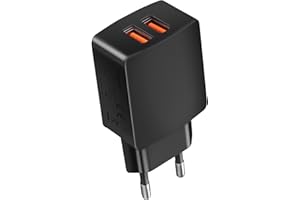 USB Stecker, 2-Port 5V/2.1A USB Ladegerät 10.5W USB Netzteil Aadapter USB-A Steckdose Plug Ladestecker Netzstecker Kompatibel mit iPhone, Samsung, Xiaomi Redmi, Oppo, Huawei Handy mehr