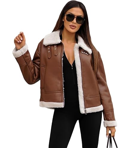 FASCINATE Bikerjacke In Leder-Optik Mit Nieten