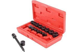 ‎GOTOTOP GOTOTOP Kupplungsausrichtungs-Set, 17-teilig, universelles Ausrichtwerkzeug-Set, Ausrichtung, Zentrierung, Auto mit rotem Koffer