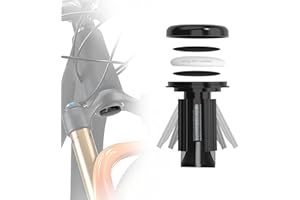 NICEDACK Airtag - Supporto universale per bicicletta Apple Airtag nascosto nella forcella della bicicletta, mountain bike, antifurto impermeabile, con attrezzi inclusi