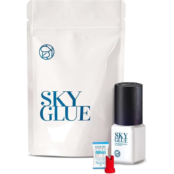 Pegamento Para Extensiones De Pestañas Sky - 5 Ml, Hipoalergénico, Duradero, Efecto Natural Y Volumen