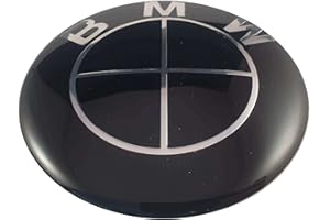 BMW Emblema cofano da 82 mm OEM51148132375 Compatibile con Targa con adesivo simbolo