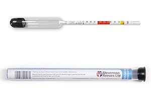Stevenson Reeves Triple Scale Hydrometer (S1017) - For Home Brewing