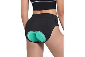 BERGRISAR 4D Padded Cycling Shorts Underwear Women Gel Liner Bike Bicycle Undershorts Cycle Shorts