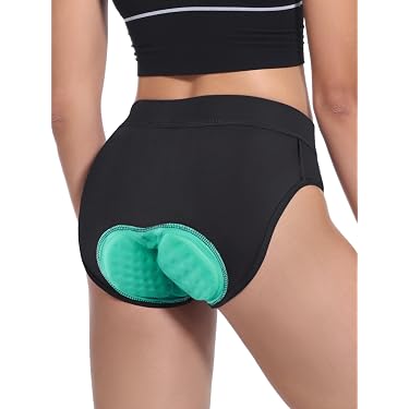 Terry Women's Padded Bike Liner Shorts - Mixie Bicycle Underwear With Urban Chamois For Casual Riding