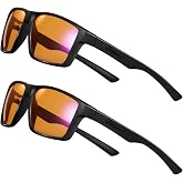 Okany Blue Light Glasses with UV Protection and Anti-Glare for Computer and Gaming - Anti Eye Fatigue Glasses for Men and Wom