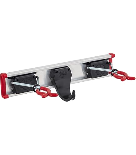 Bruns Lot De 5 Supports Pour Appareils Bruns Avec Rail De Guidage En Aluminium De 0,75 M