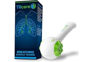 TILCARE Breathing Trainer & Lung Trainer - Ideal Breathing Exercise Device for Lungs, Effective Breather Device & Lung Exerciser Device, Best Breathing Device & Lung Strengthener, Respiratory Trainer