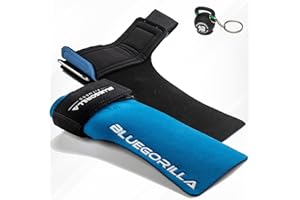 BLUEGORILLA Gecko. Calleras para Crossfit - Exclusivo Tejido técnico de Alta protección y Confort. Gimnasio,Box,calistenia, previenen ampollas, Neopreno de protección en muñeca. Llavero de Regalo
