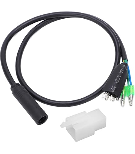 Câble Extension Moteur Vélo électrique BOROCO – 600 Mm, 9 Broches, étanche, Convertisseur Pour Contrôleur
