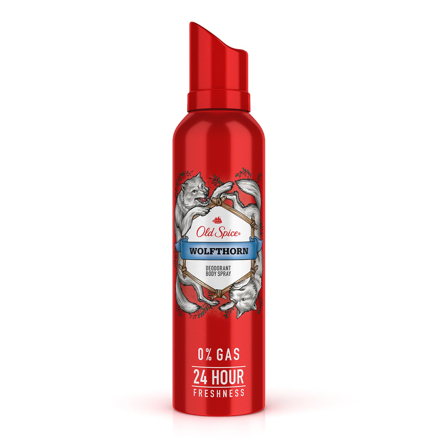 Old Spice Wolfthorn No Gas Deodorant Body Spray Perfume for Men, 140 ml