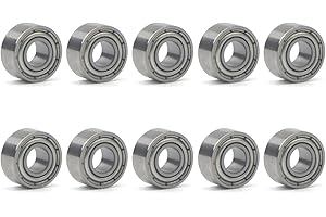 Unxuey Lot de 10 roulements à billes miniature en acier pour skateboard 684Z 684ZZ 618/4 1000084 4 x 9 x 4 mm