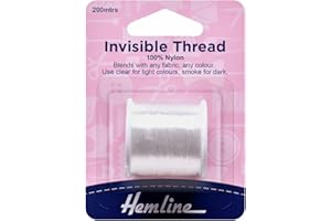 HEMLINE 200m Clear Nylon Invisible Thread