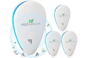 LEMENG Ultrasuoni per Topi,Repellente Ultrasuoni Anti Zanzare Ultrasuoni Interno Dispositivo Anti Topi, Insetti, Zanzare, Scarafaggi, Ratti, Formiche, Ragni 4 Pack