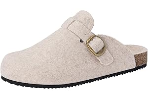 DOKELA Pantofole in Feltro Donna Uomo Invernali Zoccoli e Sabot Chiuse con Comodo Caldo Antiscivolo Impermeabile Ciabatte Interno Esterno