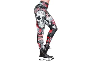 In One Clothing - Damen Leggings für Sport, Fitness, Outdoor und Loungewear, super elastisch und mit hohem Bund für knitterfreien, komfortablen Sitz