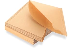 YILUXMYYXGS 200 PzFiltri Caffe Americano Misura 1, Carta da Filtri per Caffè a Cono, Caffè Filtro in Carta, Filtri Macchina Caffès Americano per Macchine da Caffettiera Tazza(marrone, 1-2 Tazze)