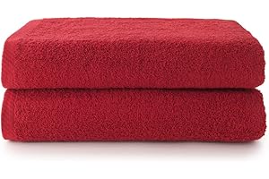 Top Towel - Juego de 2 toallas de baño o ducha - Toallas baño - 100% Algodón - 400g/m2 - Medida 70x140cms