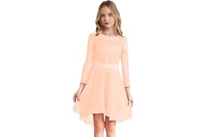 Doomiva Enfant Fille Robe Mariage Demoiselle d'honneur Robe Cérémonie Anniversaire Robe Brodée de Bal de Princesse Carnaval Cocktail Communion 5-16 Ans