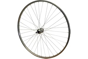 AWEHIRU 700c Mach ALLOY Bolted Hybrid FRONT Commuting Cycle Bike Wheel Joytech Hub SILVER Bike part