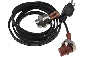 Solarhome 3100002 400W 120V 3/4" NPT Engine Block Heater 11409 0806R for Ford,Jaguar,Mazda,Lincoln,Kubota,JD 2155 A 5400 2040 60 2255 5220 Belarus Massey Ferguson 255 65 3165 285 165