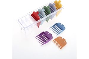 SONEW 8pcs Clipper Guide Combs Diferentes tamaños de conjunto de herramientas para Barber Beard Hair Cut Haircut Accessories