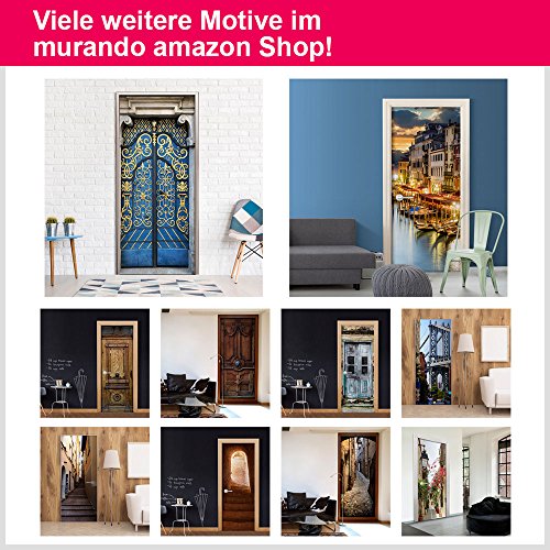 Türtapete Selbstklebend ! XL 80×210 cm ! Premium Vliesleinwand mit Samt Haptik! selbstklebende Premium Folie – leicht zu verkleben ohne Blasen ! Fototapete Tapete Türpanel Türposter Türaufkleber Türsticker Tür Foto Bild Design Sauna braun n-B-0022-a-d - 6