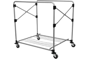 Rubbermaid Commercial X-Cart Folding Cart Frame 300L - Grey