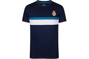 Real Madrid Mens T-Shirt Poly OFFICIAL Football Gift