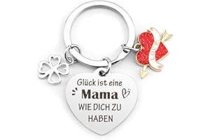 Bicfuiot Mama Geschenk Weihnachts Geschenke für Mama Mutter Geschenke für Mütter Mama Schlüsselanhänger