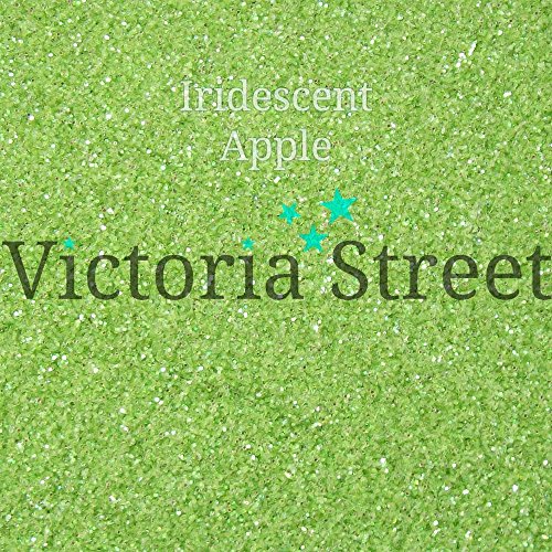 Victoria StreetGlitter - Iridescent Apple - Fine 0.008" / 0.2mm Light Green[100 Grams]
