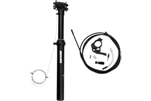 SOEKODU Reggisella Bicicletta MTB Contagocce Sollevamento Filo di Controllo Regolabile in Altezza Idraulico Tubo Sella Sella Bici Tubo Asta Percorso Interno per Mountain Bike