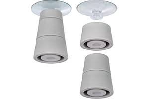 WENKO Pieds pour plaques de protection set de 4 - pieds de rechange, Polychlorure de vinyle, 4.4 x 5 x 4.4 cm, Transparent