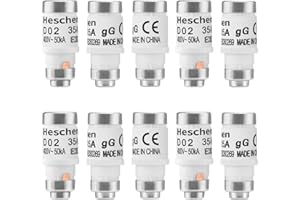 Heschen Keramische Neozed-Sicherungseinsätze, D0-Typ Sicherungseinsatz, D02, 35A 400VAC, gL/gG Typ, 10 Stück