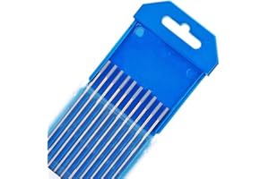 TEN-HIGH Électrodes en Tungstène TIG, 2% de Cérium, WC20 (Gris), 2,0 mm x 150 mm de 10 pièces par paquet